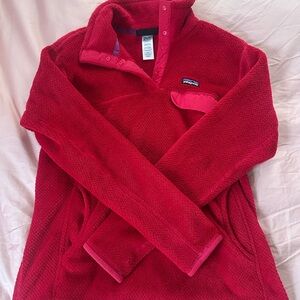 Patagonia Women's Vibrant Red Cowl Sweater
